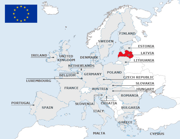 Latvia in Europe